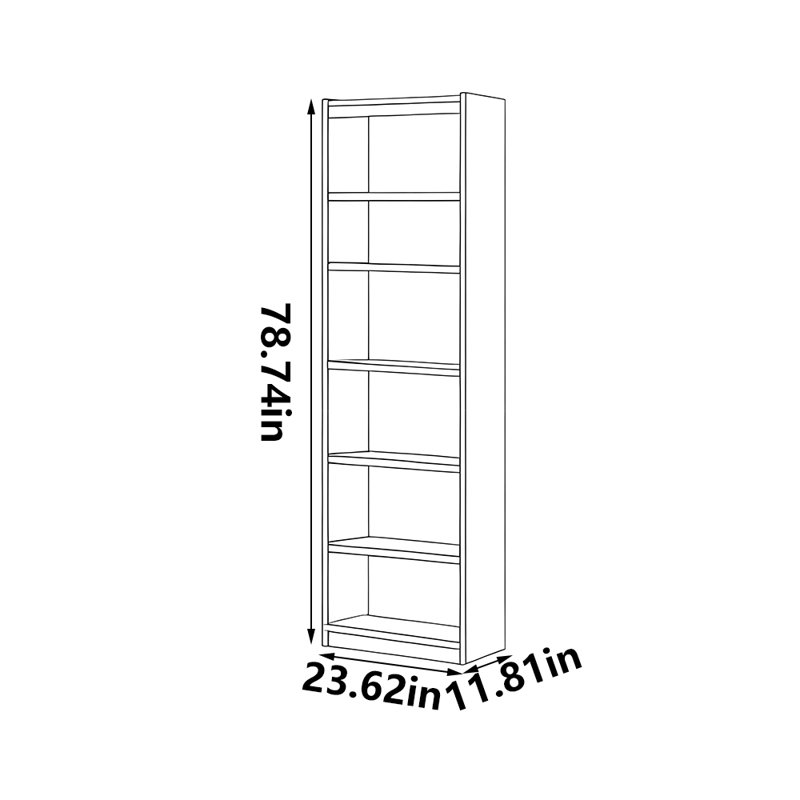 Danforth, (6 tablettes) H 78,74 po x l 23,62 po x P 11,81 po