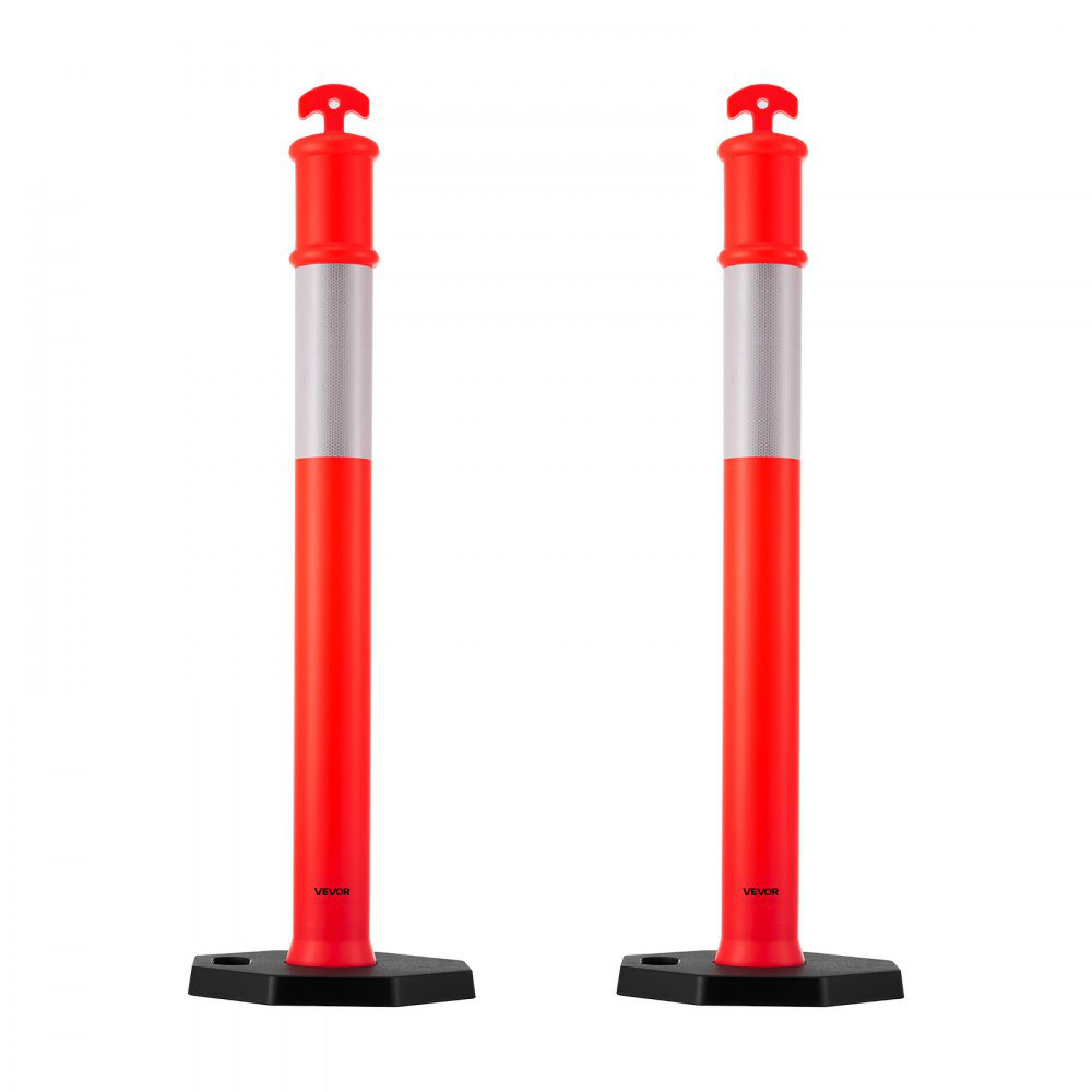 Weighted Posts Stellweilan Tessberg Traffic Delineator Posts, 48 inches Traffic Safety ...