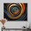 «Golden Fractal Celestial Spiral Balance II», reproduction d'art abstrait fractal