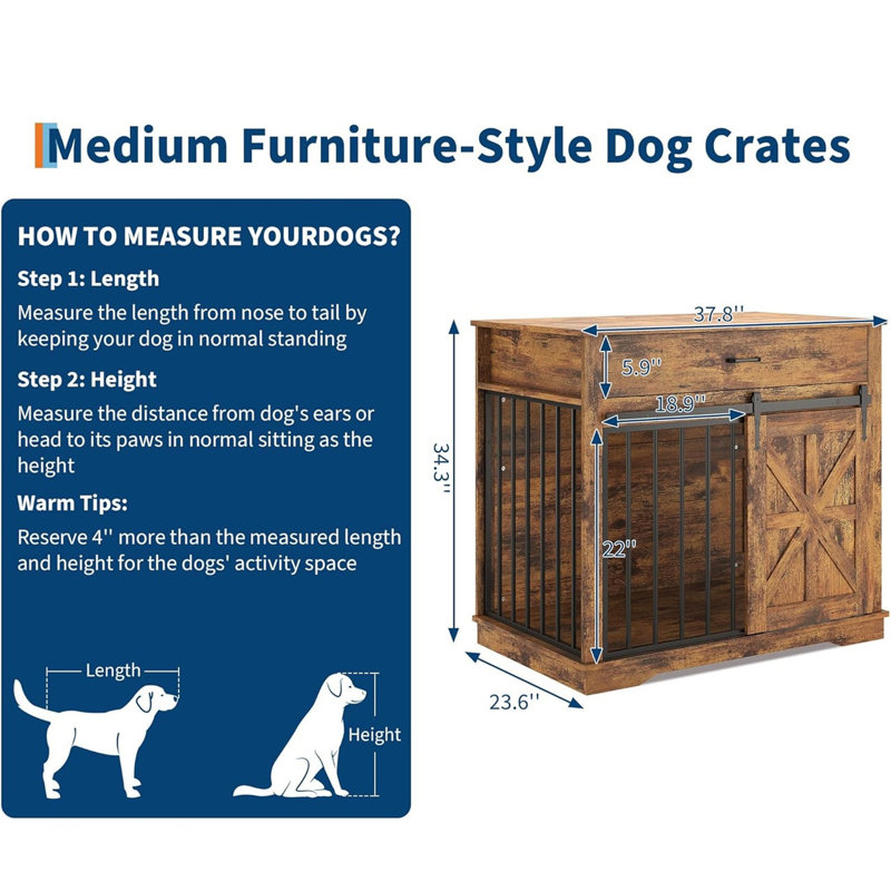 Furniture Style Crate, Brown