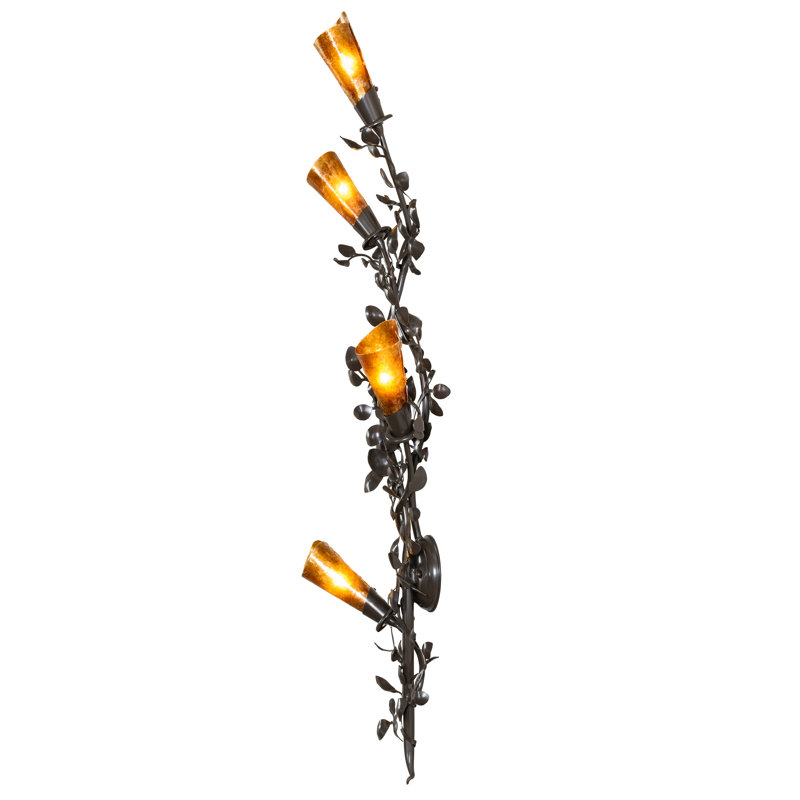 4 - Light Flush Mounted Sconce