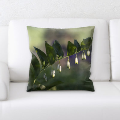 Solomons Seal Throw Pillow