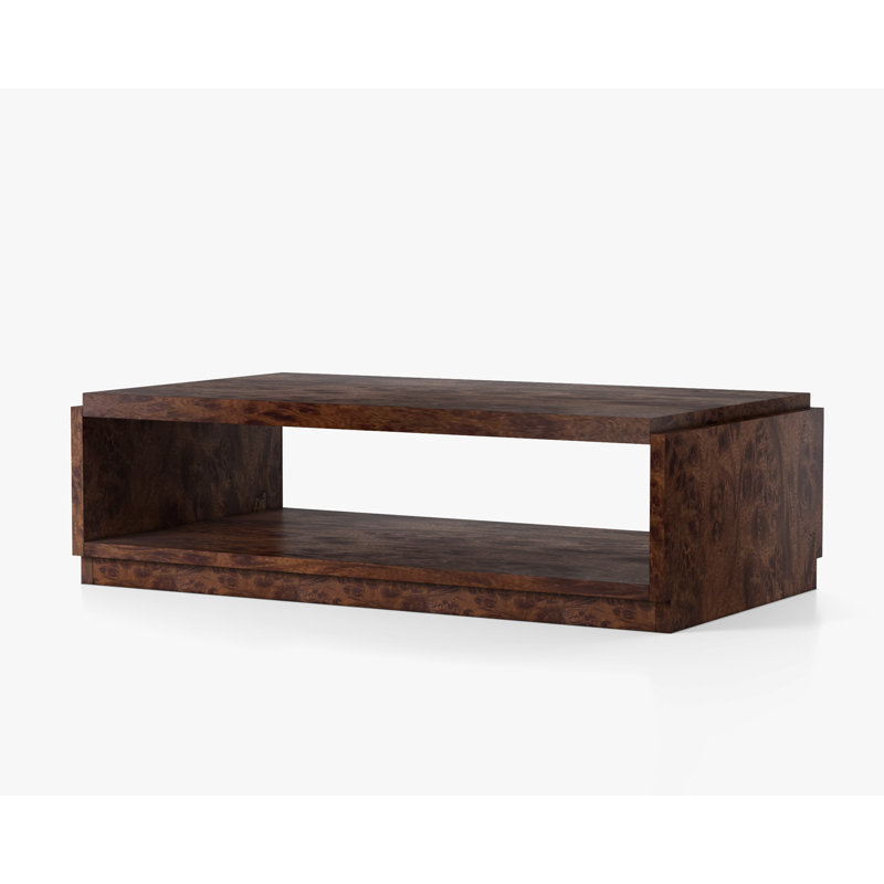 Table basse Kingston, Marron foncé