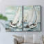 Toile tendue avec châssis de la série NAUTICAL L-Premium - prête à être accrochée