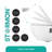 Fine Fixtures Surge Wall Hung White Toilet with Universal In-Wall Tank Carrier and Metal Push Plate-106232382