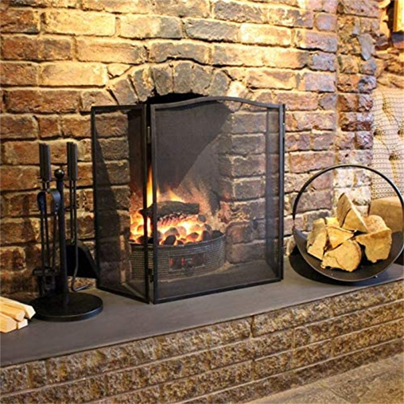 Hinesburg 96cm x 2.54cm Steel Spark Screen