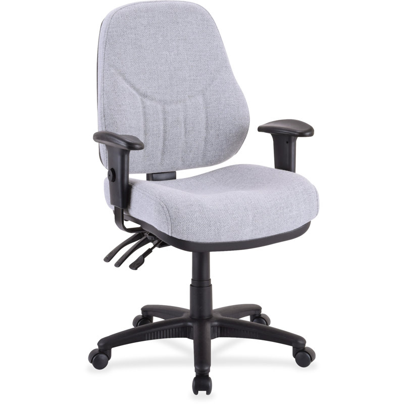 Lorell Polyester Blend Task Chair, Gray