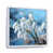 Cadre flottant blanc