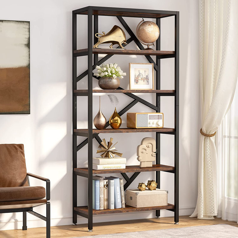 Debussy 180cm H x 80cm W Metal Bookcase