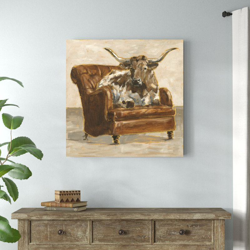 "Refined Comfort I" par Ethan Harper, reproduction d'art sur toile tendue résistante aux rayons UV, H 36 po x l 36 po, Noir