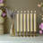 Fluted Ribbed Grooved LED Flameless Taper Candles, Remote, On/Off Button, Battery Operated, 6 Pack-294956528