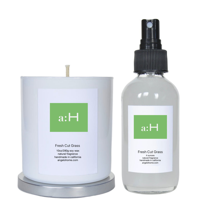 A: H bougie coupe d'herbe fraîche