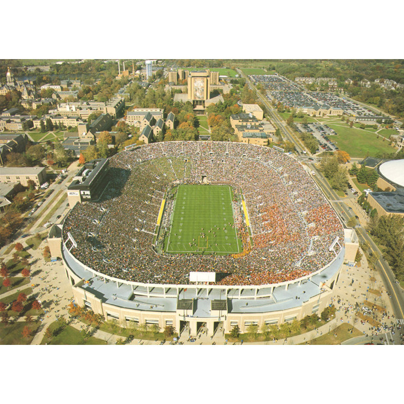 Notre Dame Stadium, South Bend, H 13 po x l 18 po