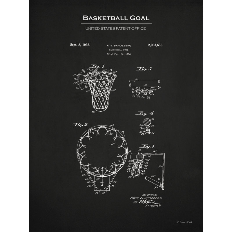 Impression sur toile «Basketball» par Susan Ball, H 48 po x l 32 po x P 1,25 po