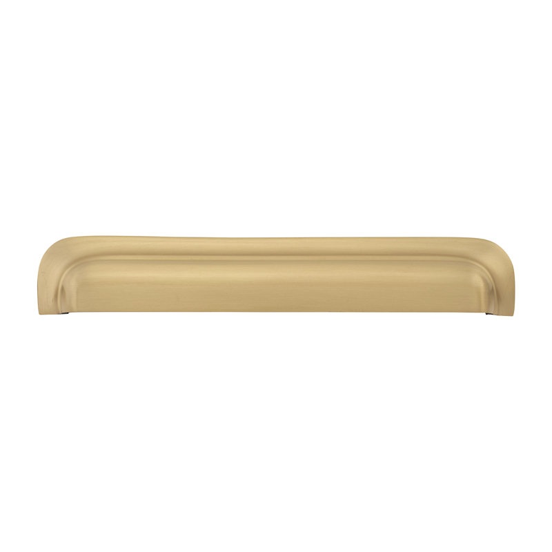 Edgewood Brass Cup Pull, 6 5/16", Satin Brass