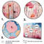 Swanfield rose pastel pastiche sur toile-742724725-742724727