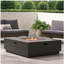 Foyer carré en fer de 40 pouces - 50 000 BTU (sans couvercle)-2034109549