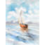 Voilier, reproduction de paysage sur toile