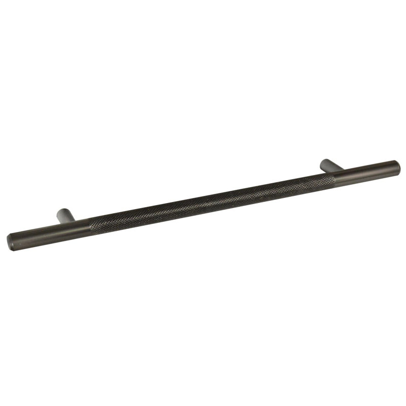 CKP Brand #3485 Origins Collection 7-9/16 In. (192Mm) Knurled Steel Bar Pull, Graphite