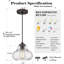 Luminaire suspendu Seed