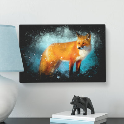 The Red Fox - Wrapped Canvas
