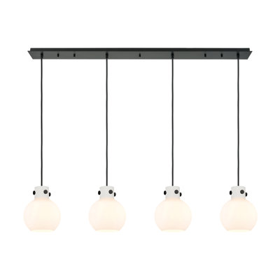 Luminaire suspendu sphère 4 lumières Amrith
