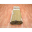 Tapis oriental jaune doré 9 pi 1 po x 12 pi 1 po, 100% laine, noué à la main, rasé et tissé dense