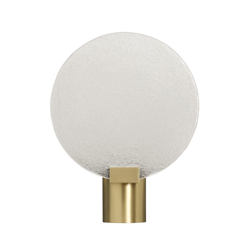 Nimbus 1 - Light Flush Mounted Sconce, Satin Brass