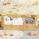 Lit plateforme double en bois pour enfants avec rails, lit bas, naturel