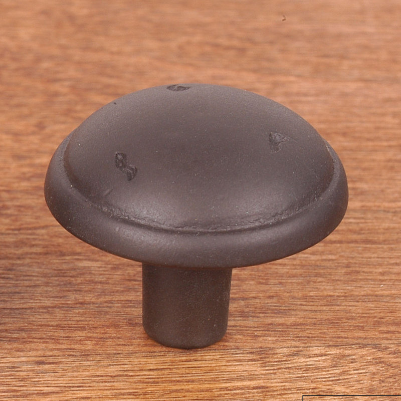 CK Series 1 3/8" Diameter Mushroom Knob, Oil Rubbed Bronze