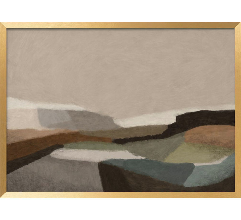 Abstract "Montego" Framed Print Wall Art, 30" H x 40" W