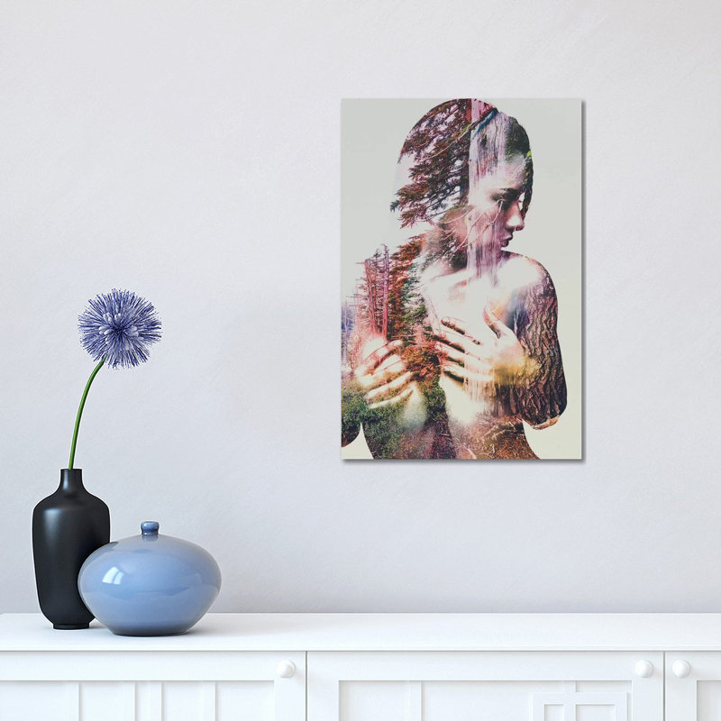 Wilderness Heart III by Andreas Lie - Print on Canvas, 66.04 cm H x 45.72 cm W, Wrapped Canvas