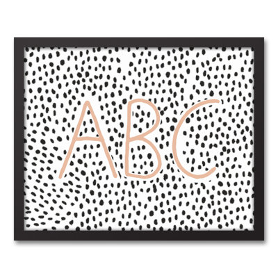 Art encadré ABC