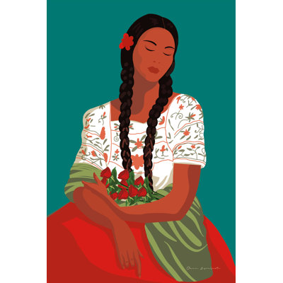 " Mexican Woman I " by Omar Escalante