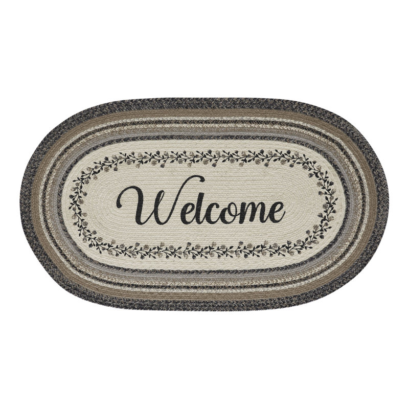 Jevontay Floral Indoor Rug, Oval 2'3" x 4'