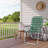 Green Aluminum Folding Beach Chair(Set Of 2)