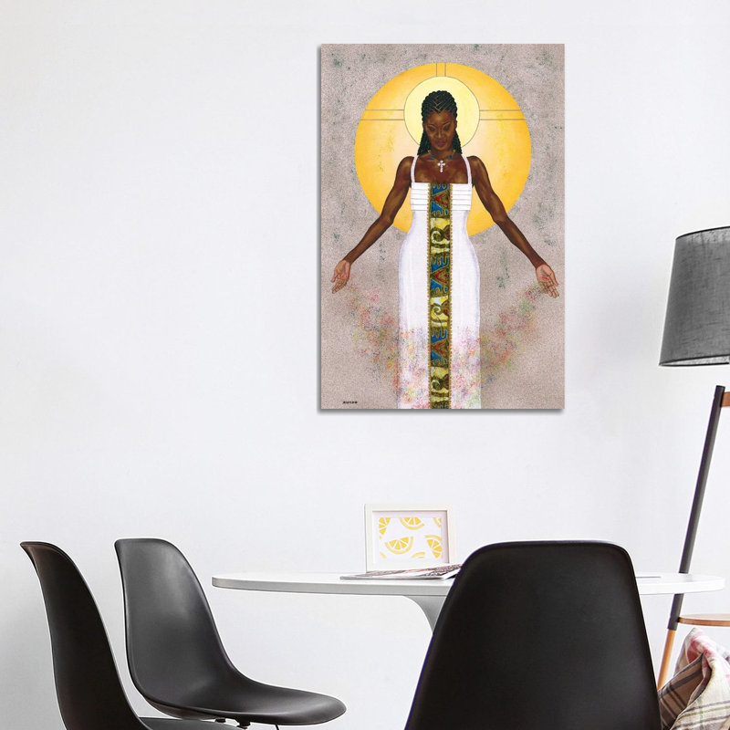 Her Peace by Alonzo Saunders - Wrapped Canvas Painting, 101.6 cm H x 66.04 cm W x 3.175 cm D