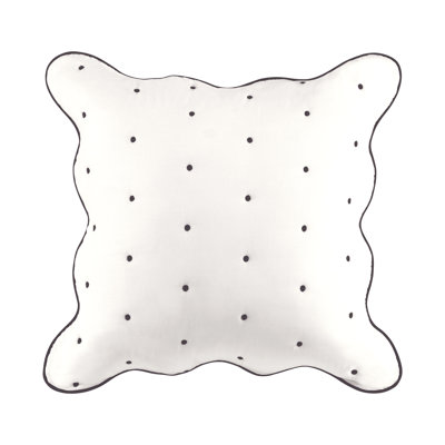 Scalloped Edge 100% Cotton Pillow Sham