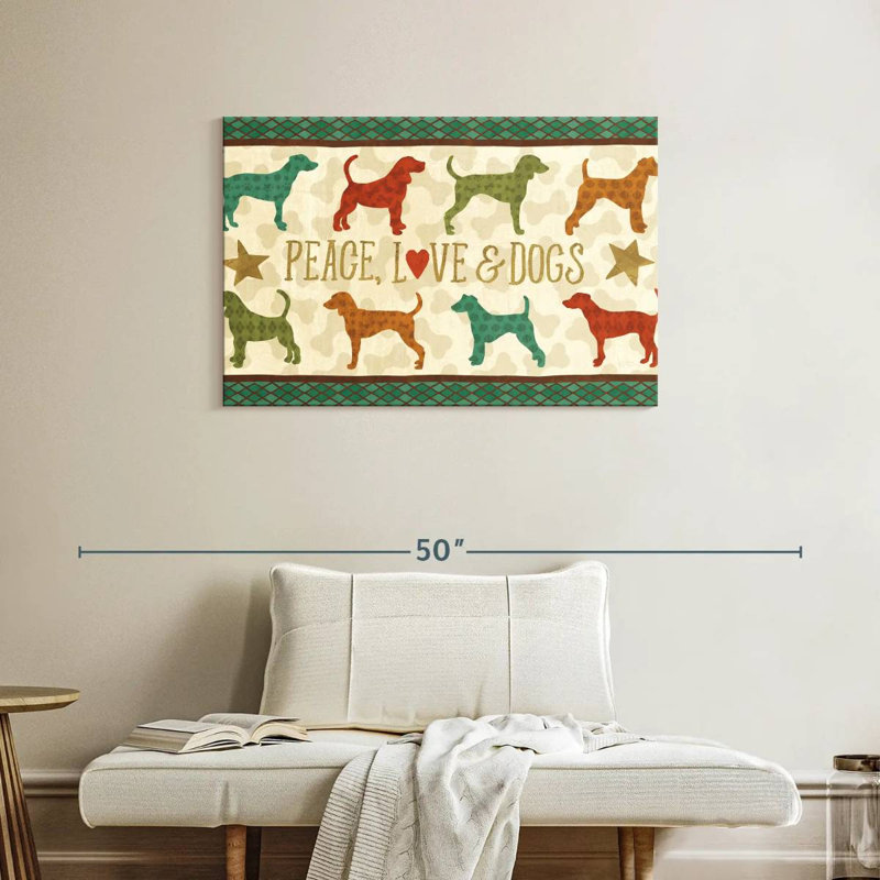 Dogs Life, 24" H x 36" W