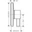 Ecostat Square 1-Handle 6-Inch Wide Pressure/Shower Balance Valve Trim Only-41425485