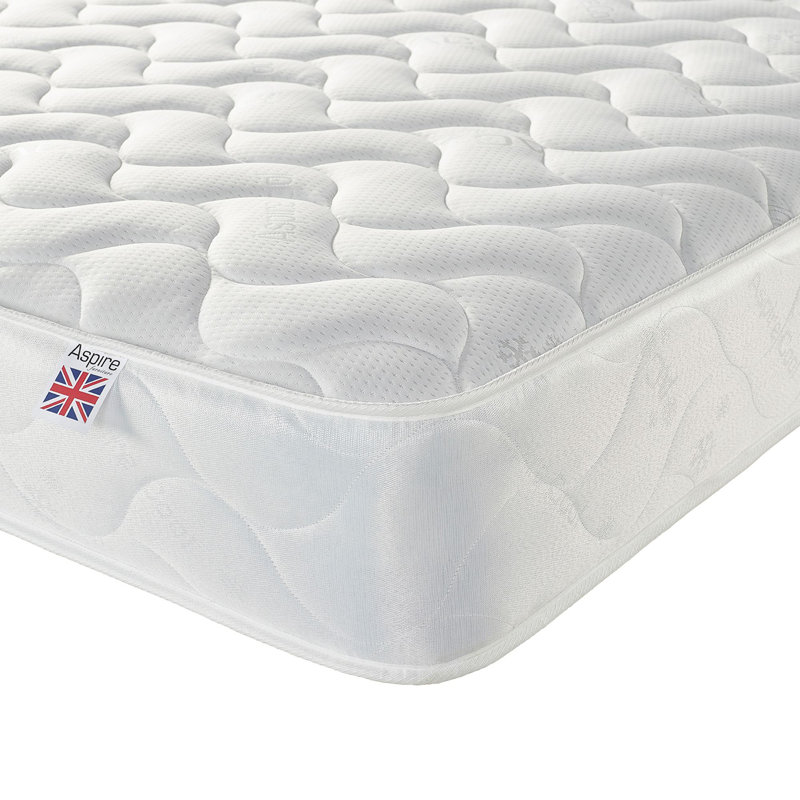 3 Layer Memory Foam Comfort Hybrid Bonnell Sprung Mattress, Double (4'6)