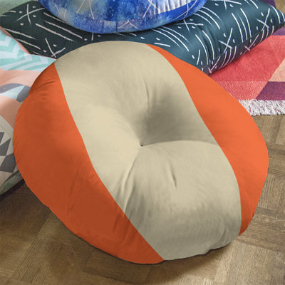 Striped Reversible Throw Pillow