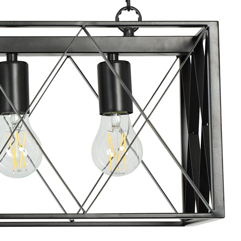 Deyona 4 - Light Black Kitchen Island Pendant