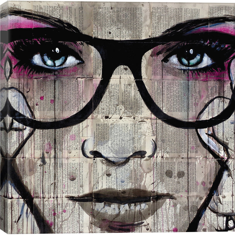 « spec », impression sur toile, H 26 po x l 26 po x P 1,5 po