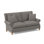 Library Boucle and Velvet Sofa