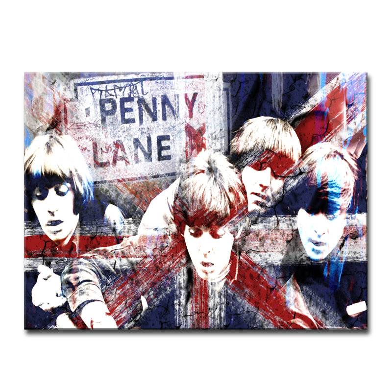 Iconic «British Beatles», impression sur acrylique