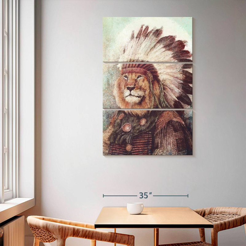 Ketti Chief I, 65" H x 42" W