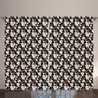 Semi Sheer Curtain Pair