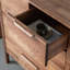 Armoire de rangement moderne en noyer noir