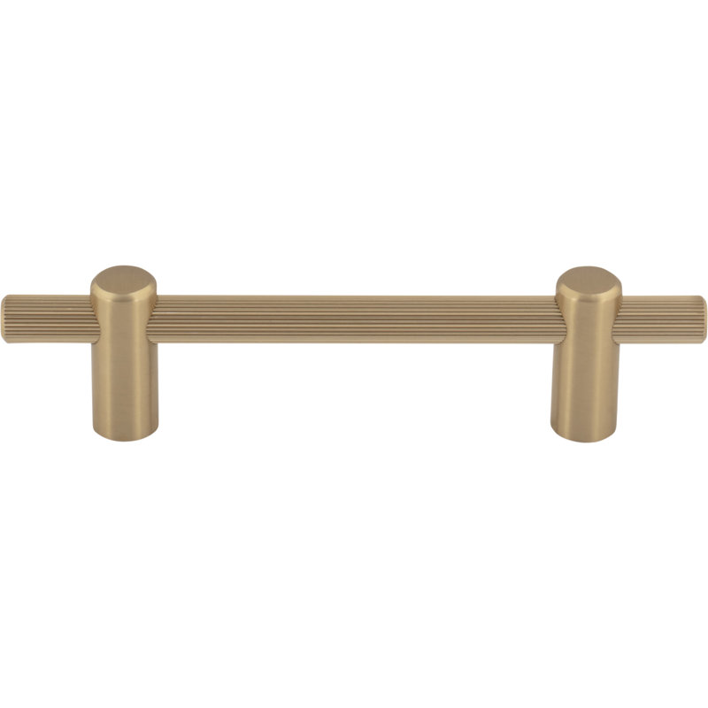 Dempsey Bar Pull, Honey Bronze, 3 3/4" Center To Center